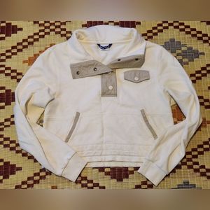 Women's Outdoor Voices Cropped Cream sweatshirt. Sz S.